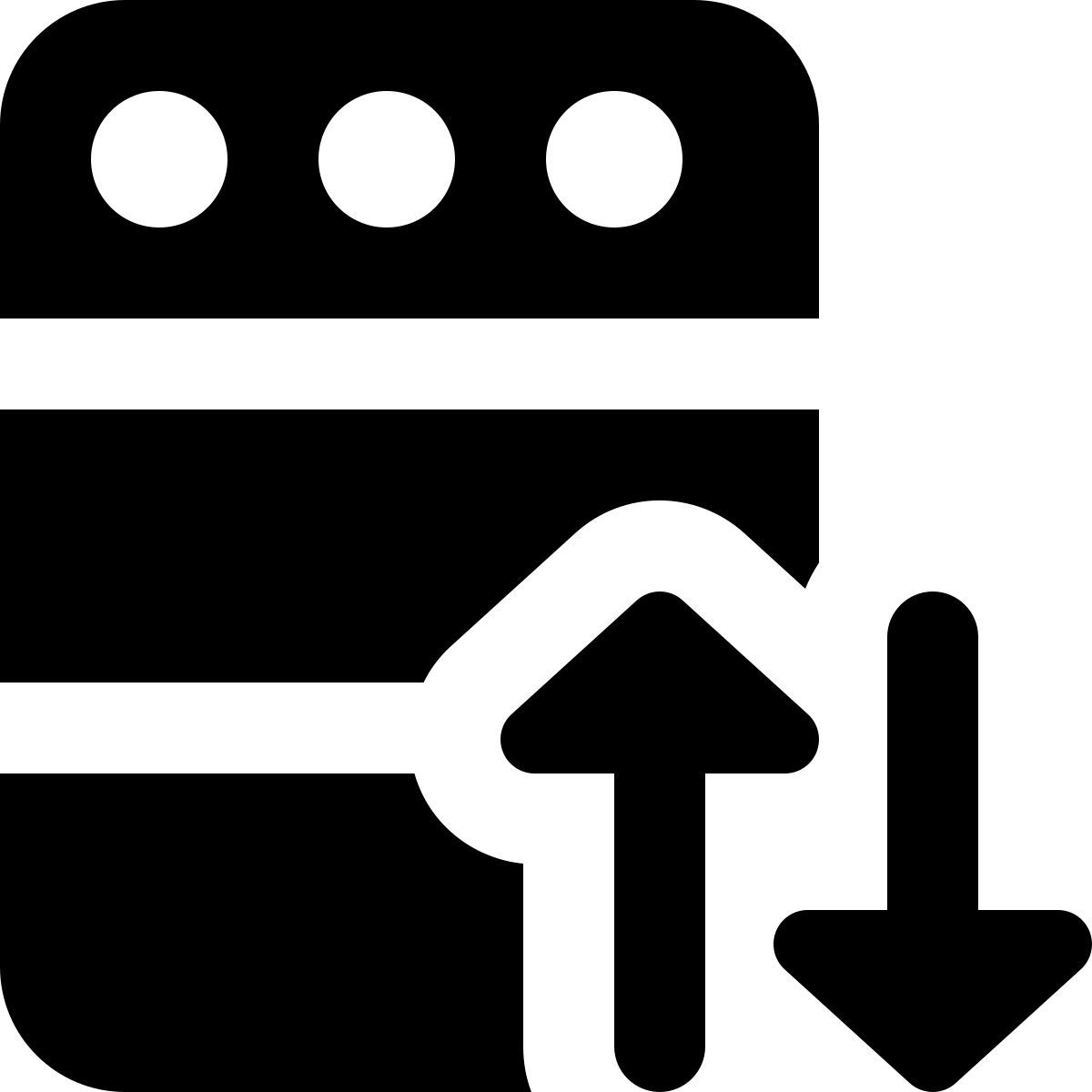 server datenaustausch icon