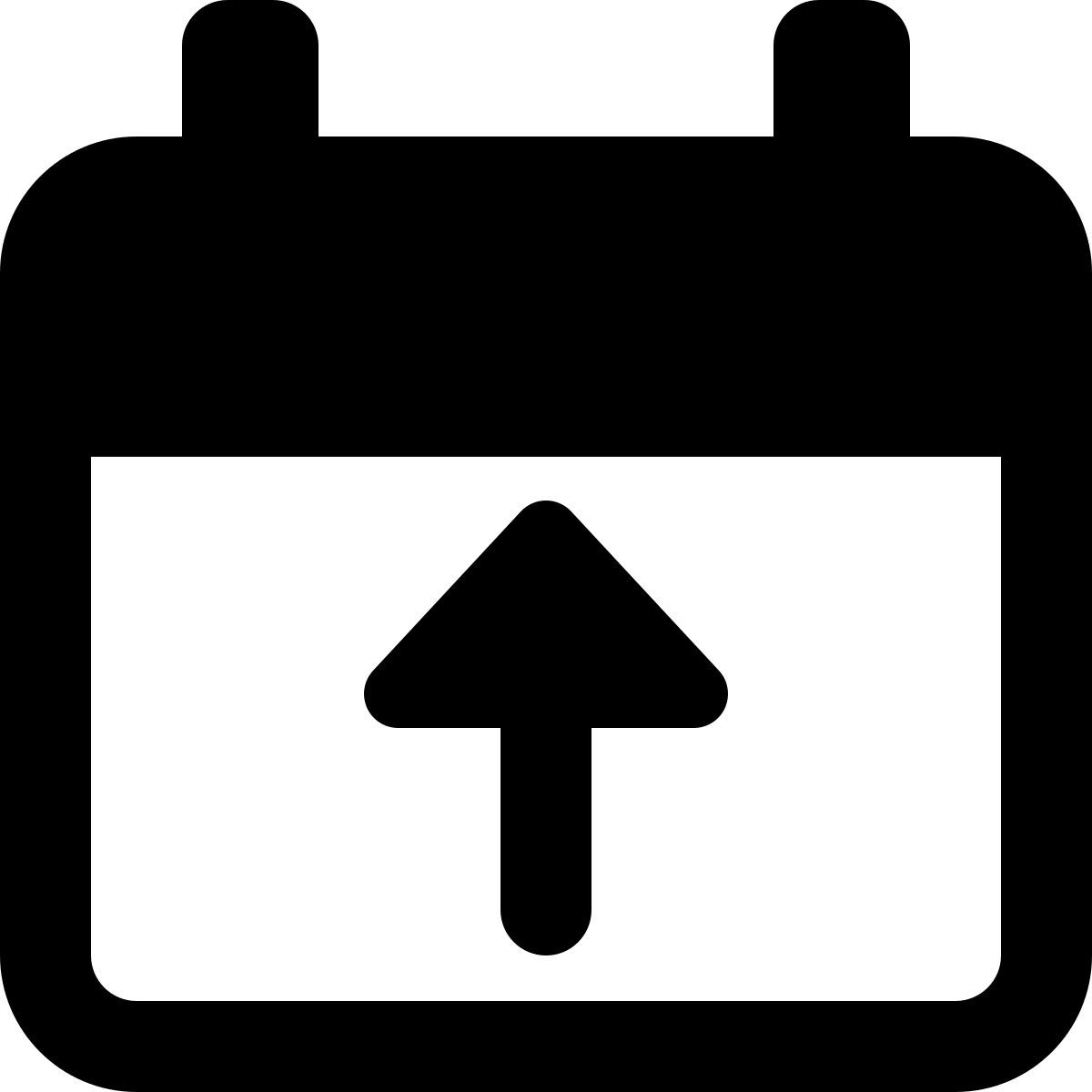 kalender hochladen icon