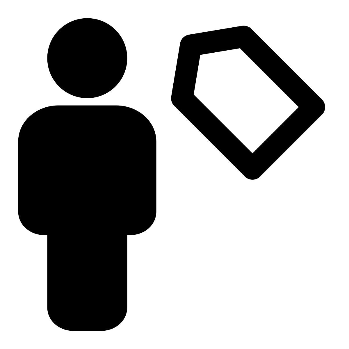 uptrend sales chart of the employee statistics icon