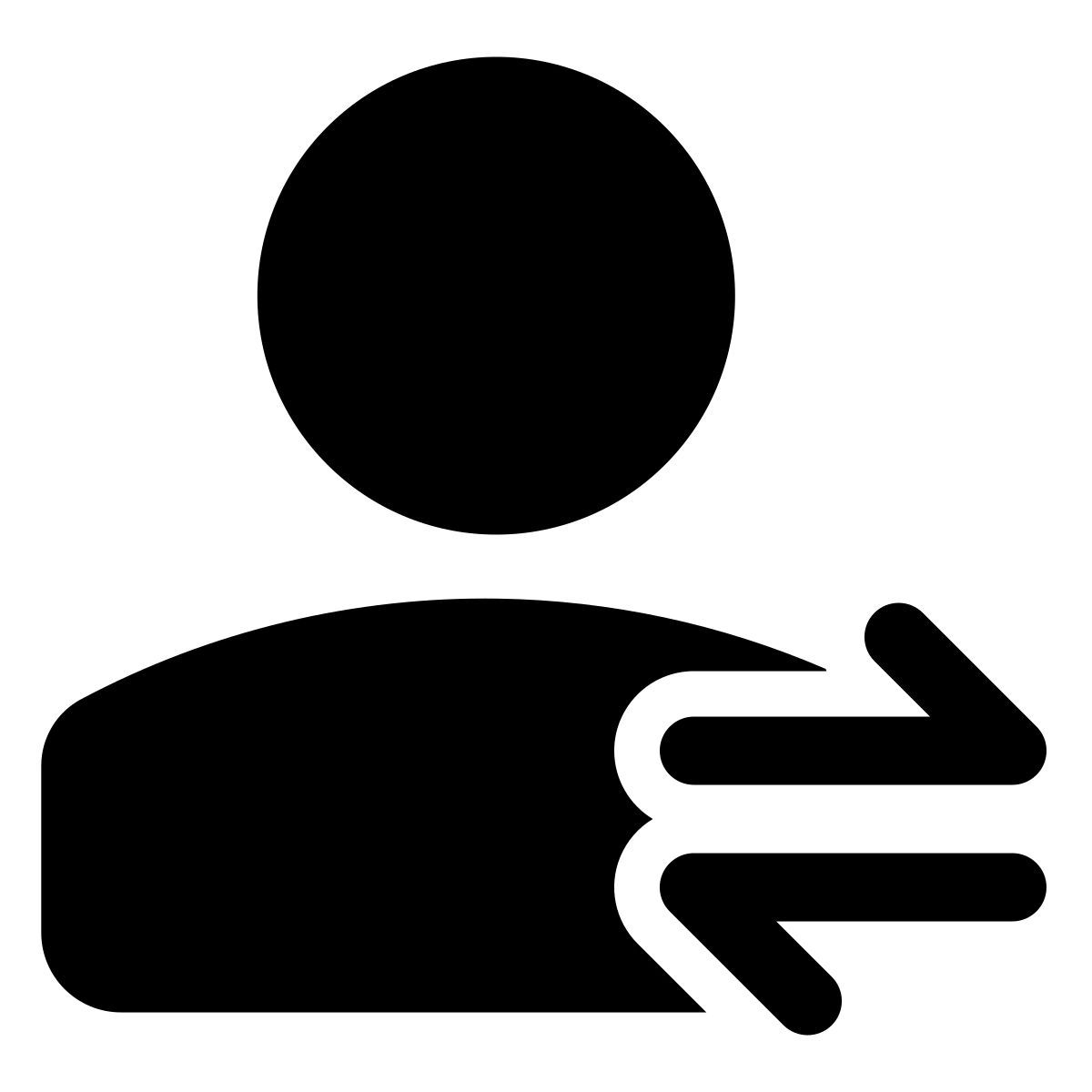 user data exchange icon