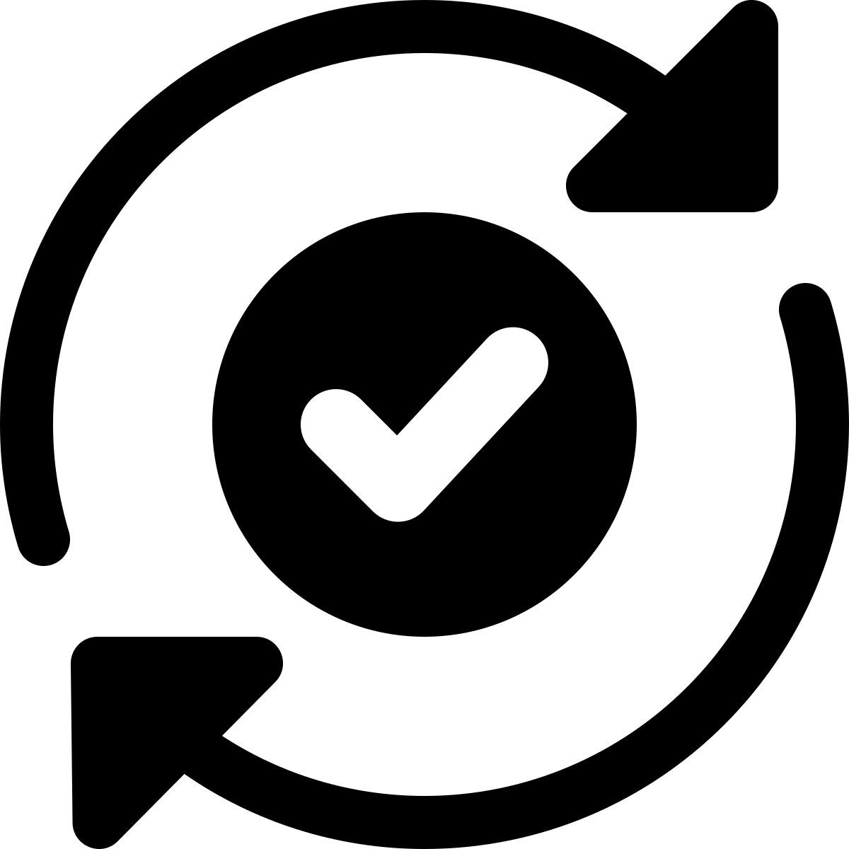 confirmer la synchronisation icon