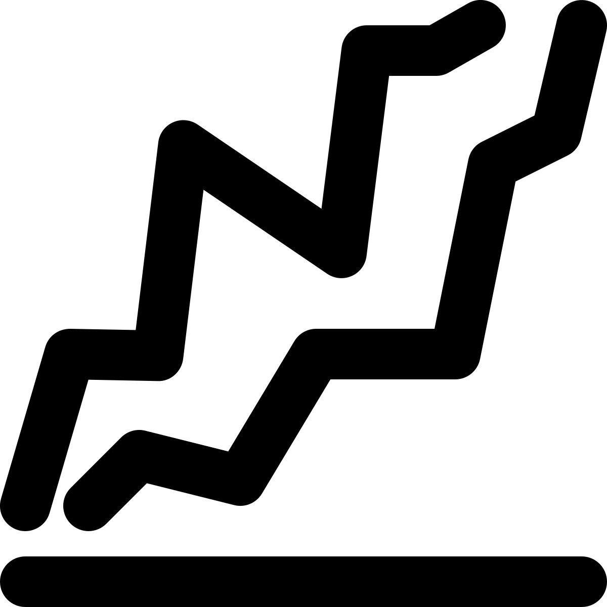 gráfico de líneas variables icon