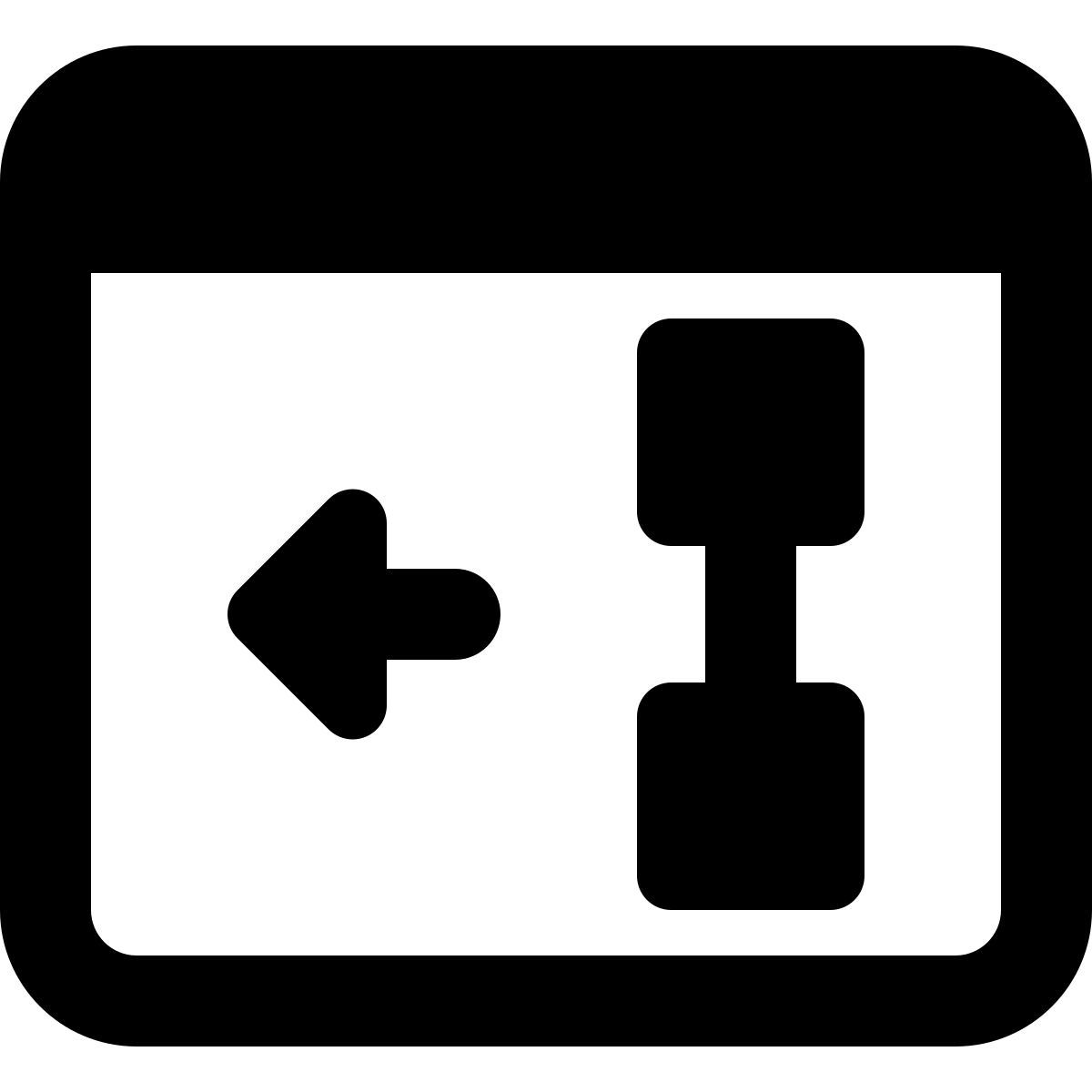 Mover línea a la izquierda icon