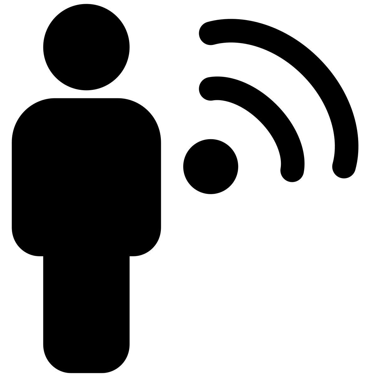 warning with exclamation sign layout for company website icon