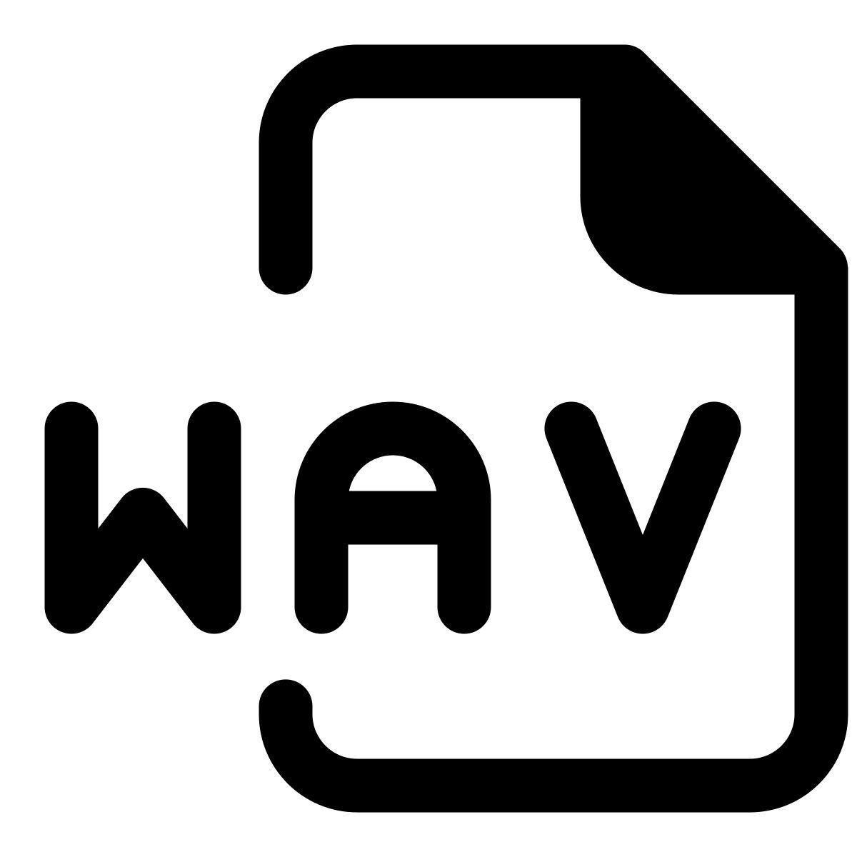 wav file icon