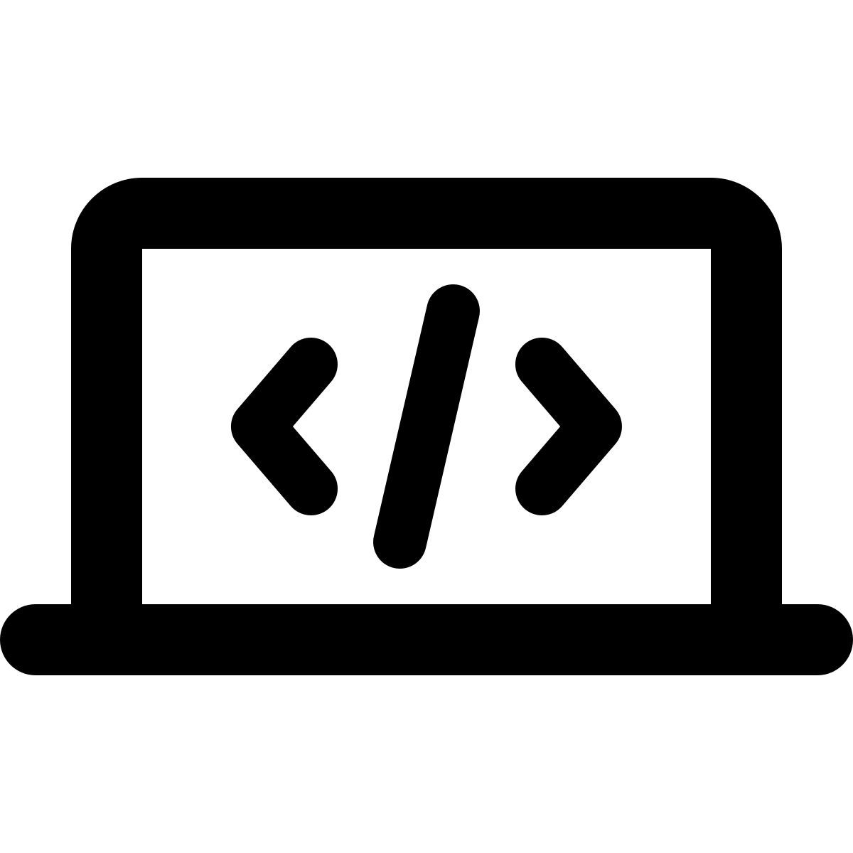 programming laptop icon