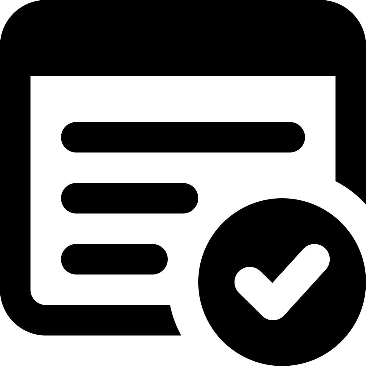 web checklist icon