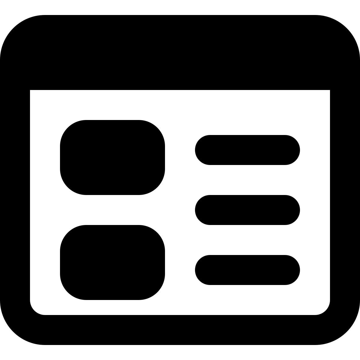 contenu web en ligne sur une mise en page de site web public icon