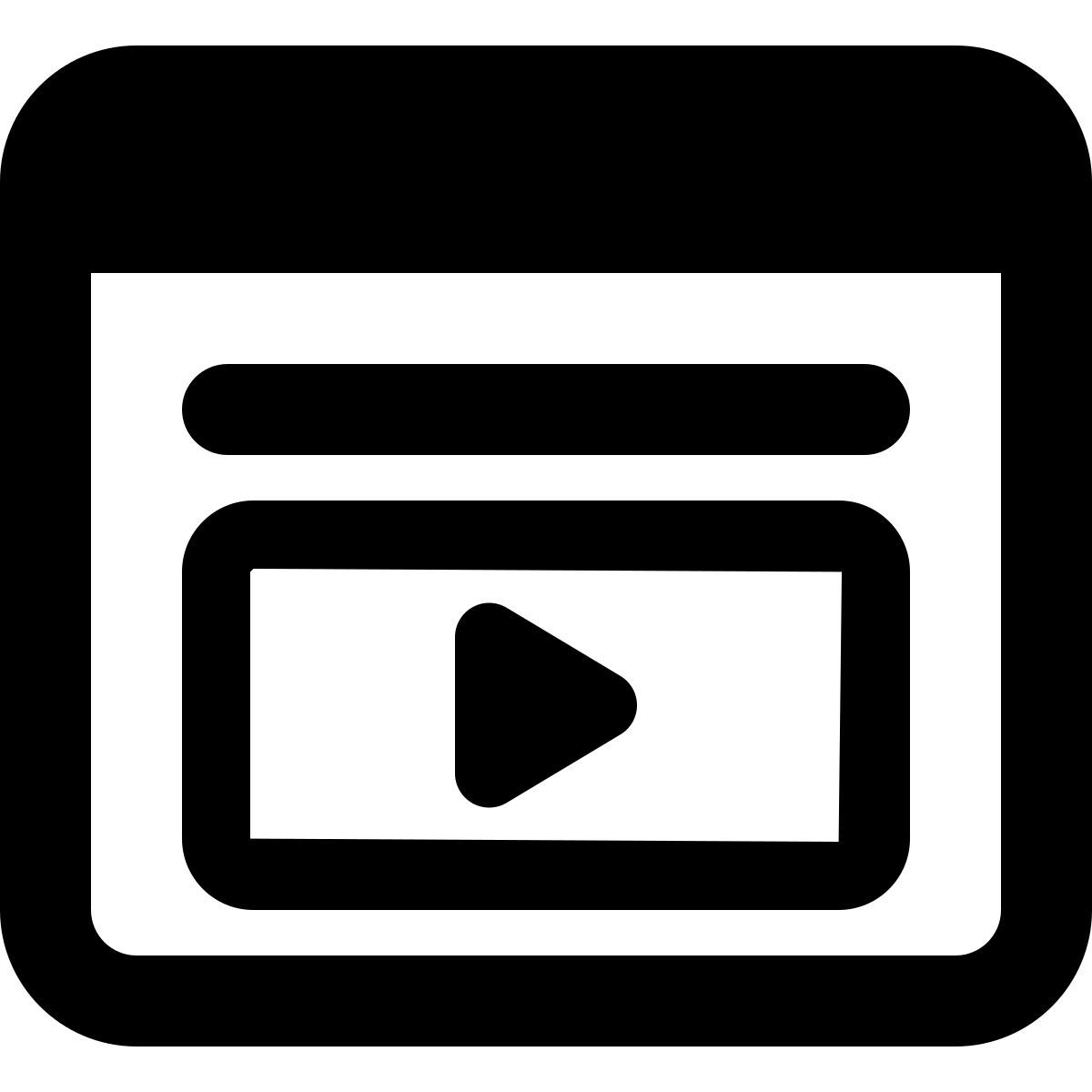 online video icon