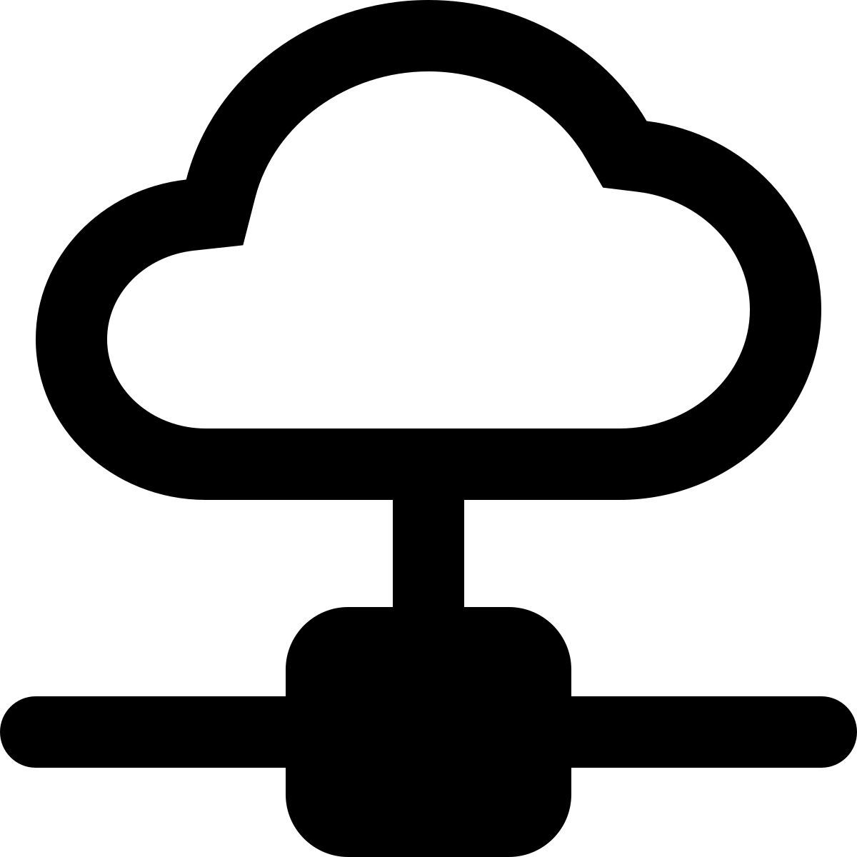 cloud netzwerk icon