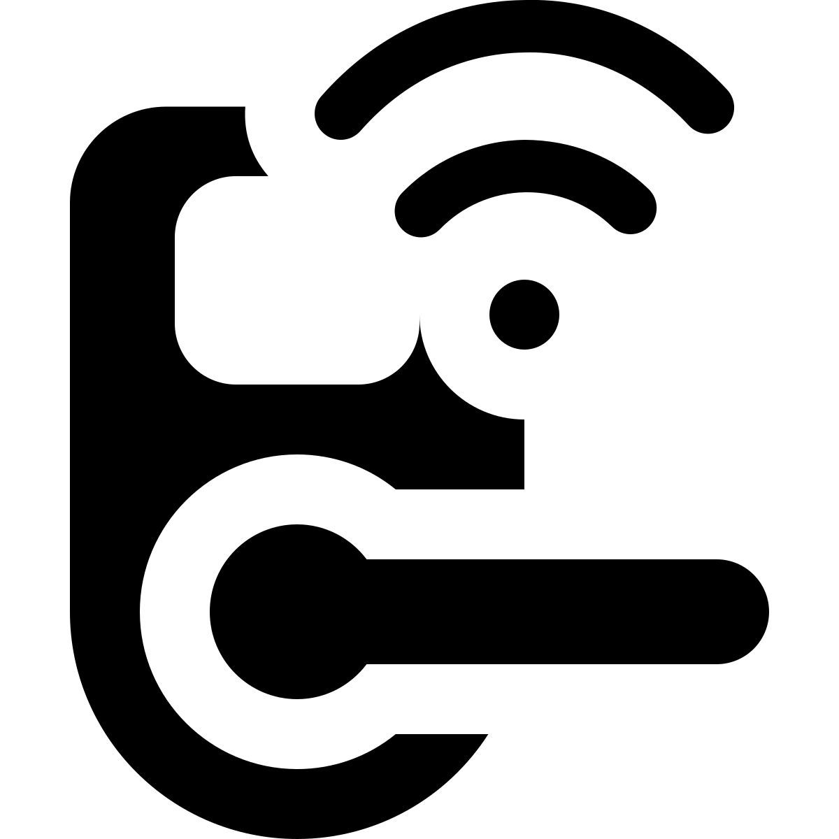 smart lock wi fi icon