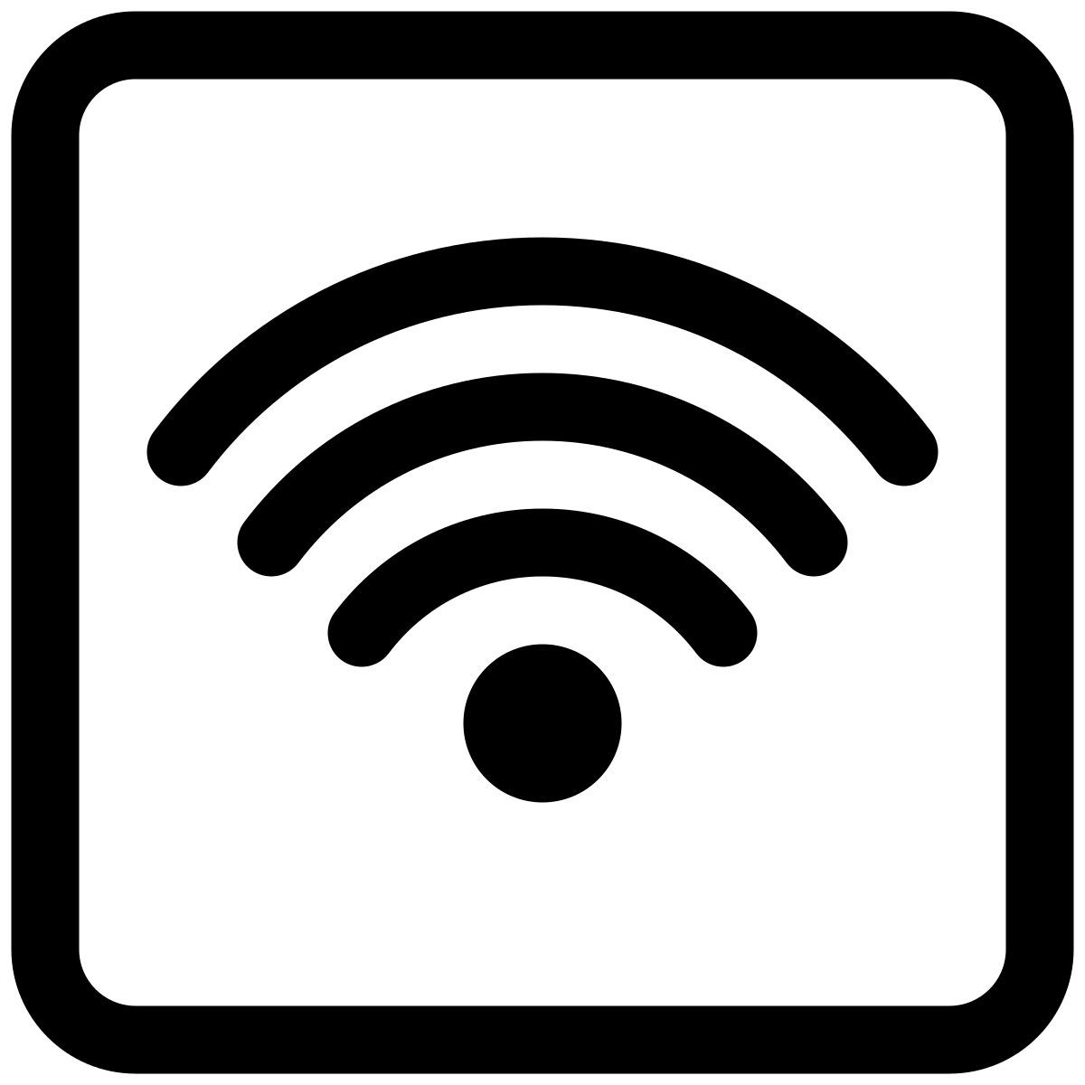 wi fi sign icon