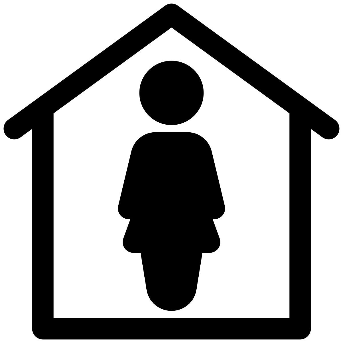 person zu hause icon