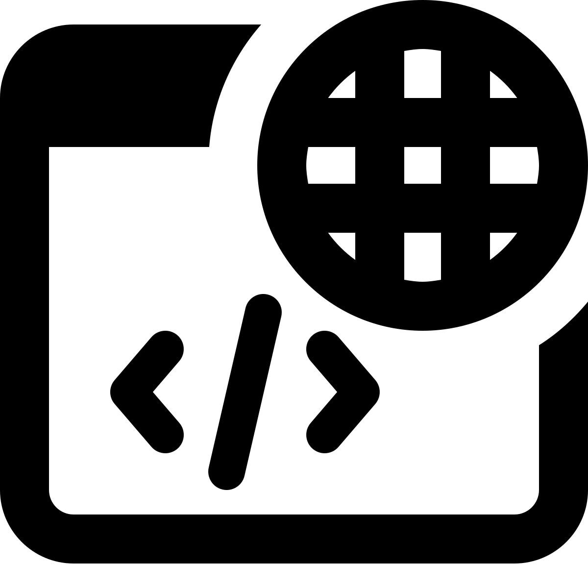 global code web icon