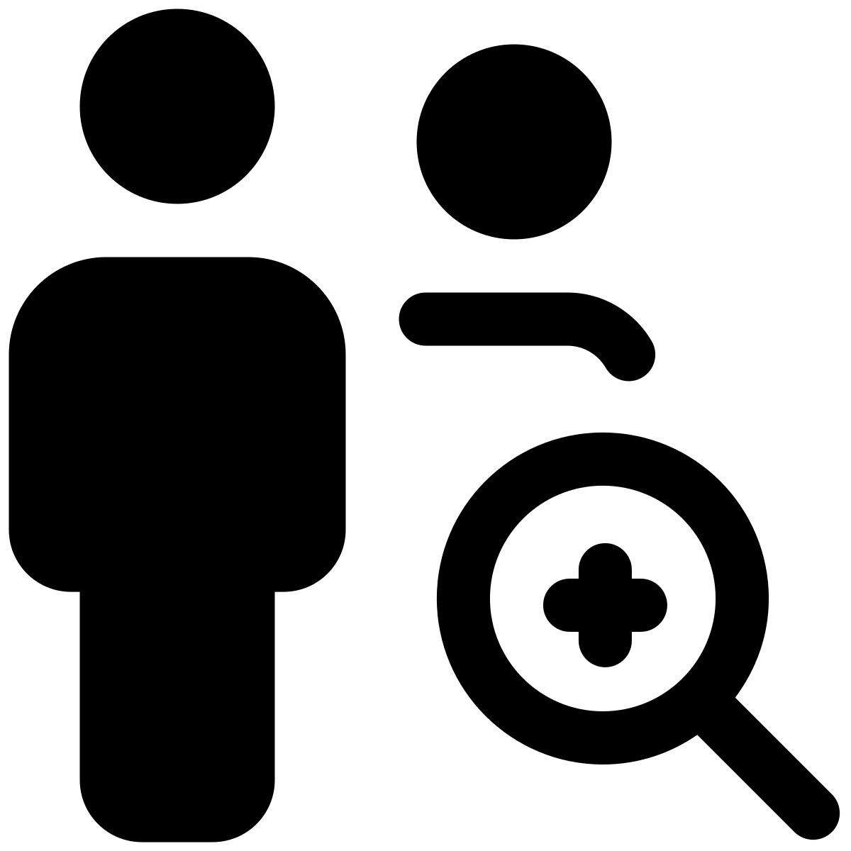 benutzer vergrößern icon