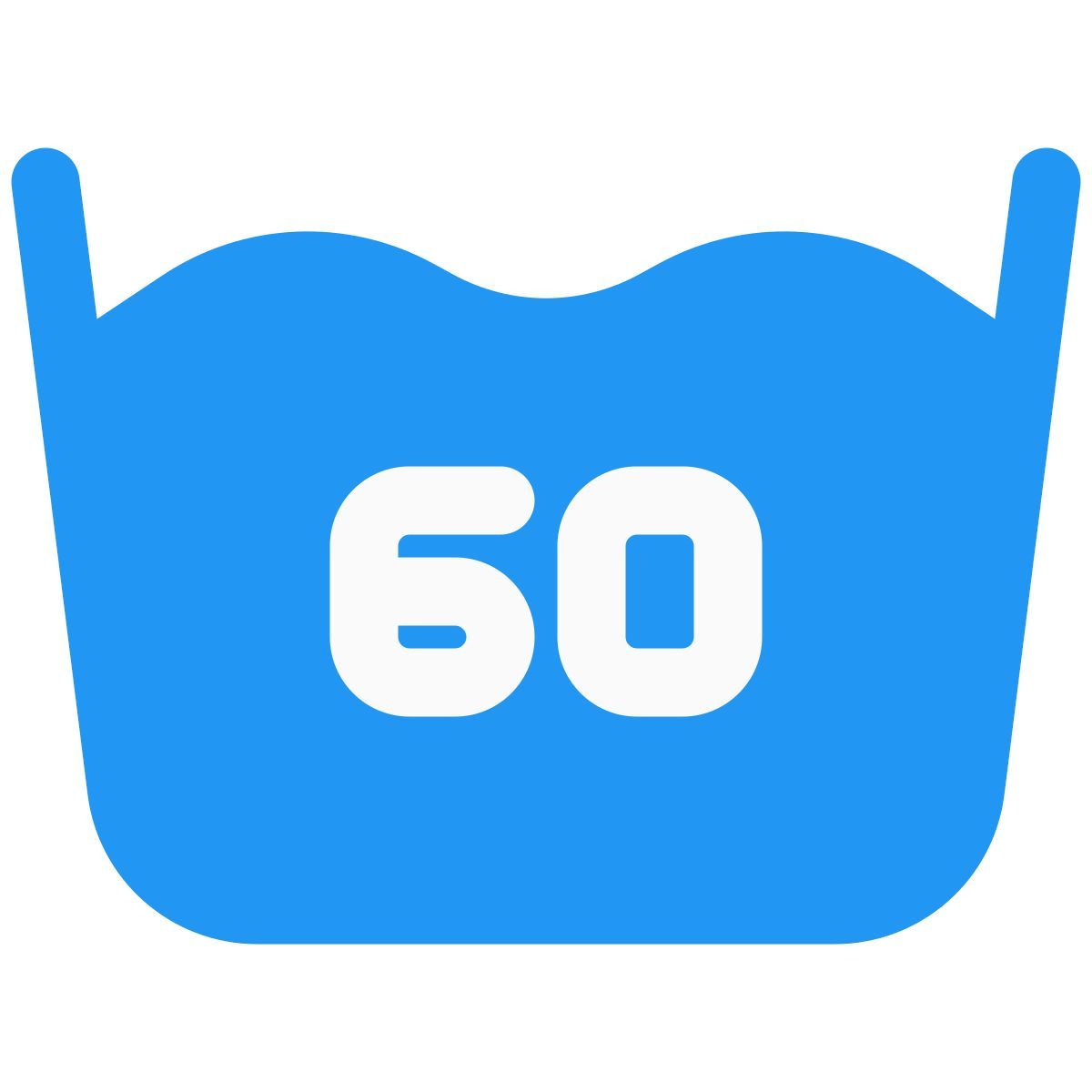 wash at 60 c icon