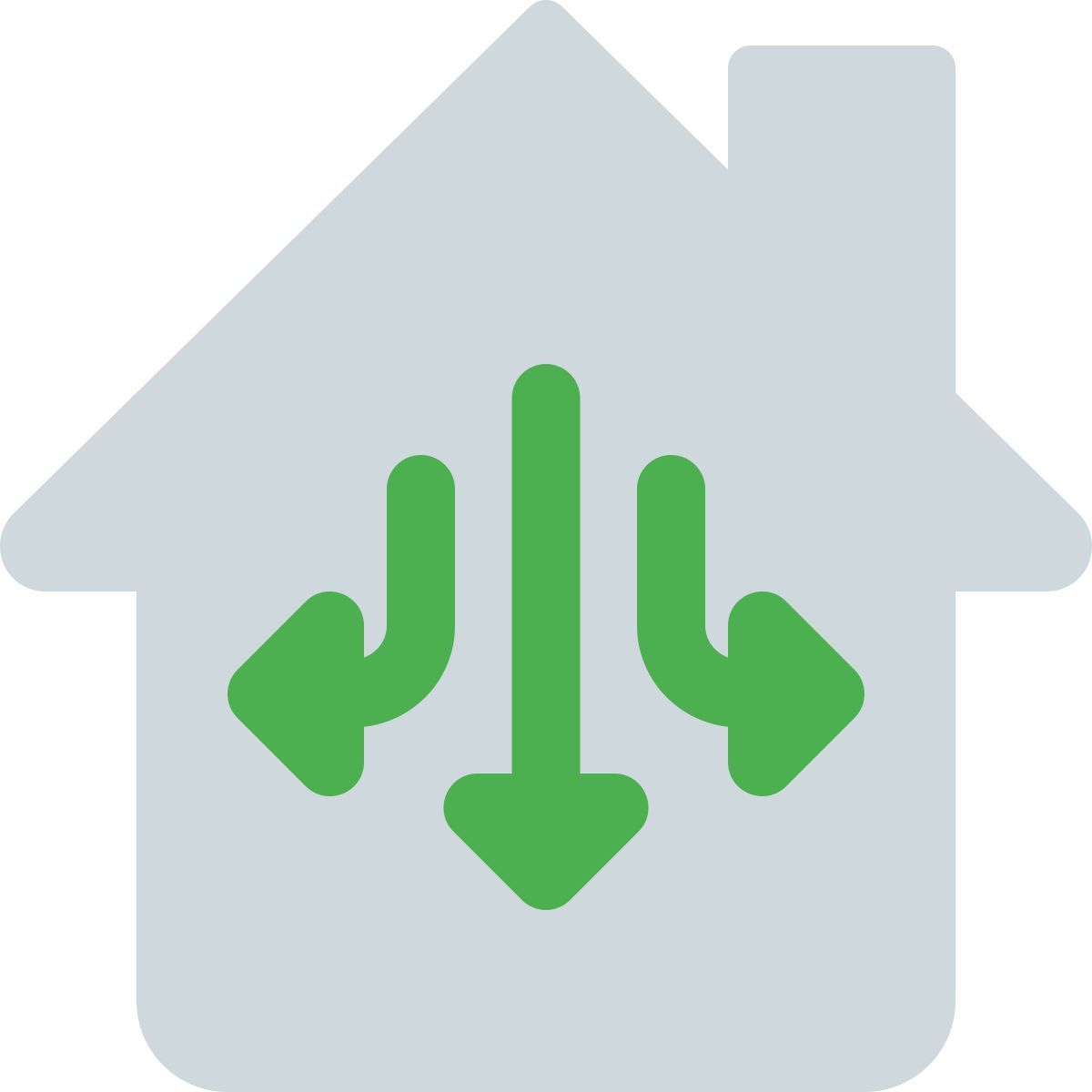 circulación del aire en la casa icon