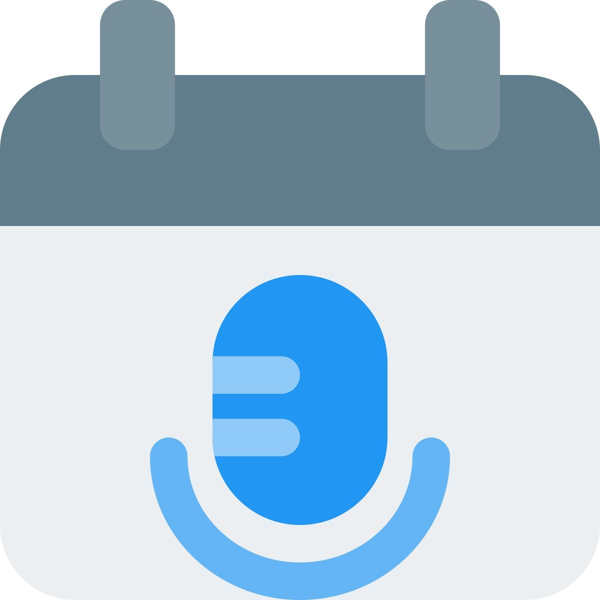 calendário de áudio icon