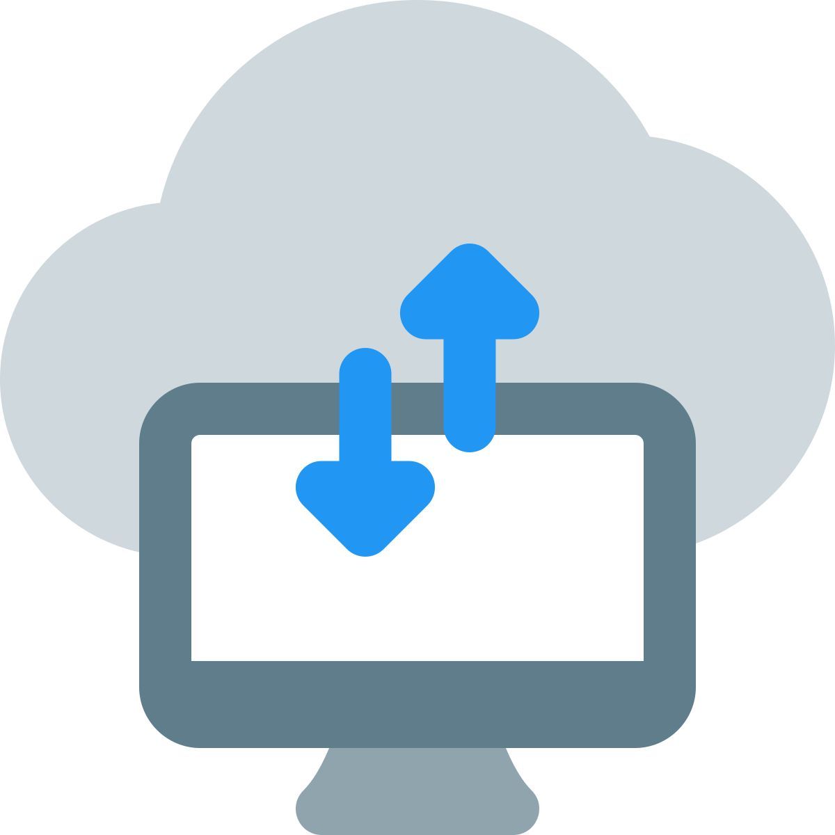 backup cloud server icon