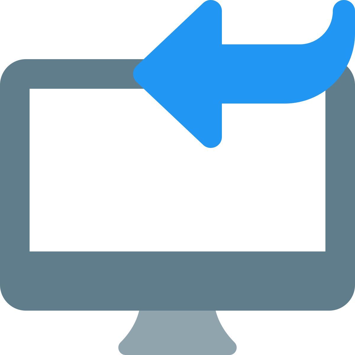 empresa de copia de copia externa computadora de escritorio unidad local aislada en fondo blanco color de datos tal revivo icon