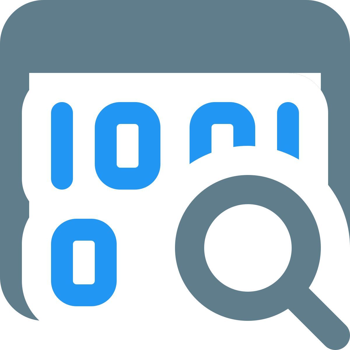 web binary search icon