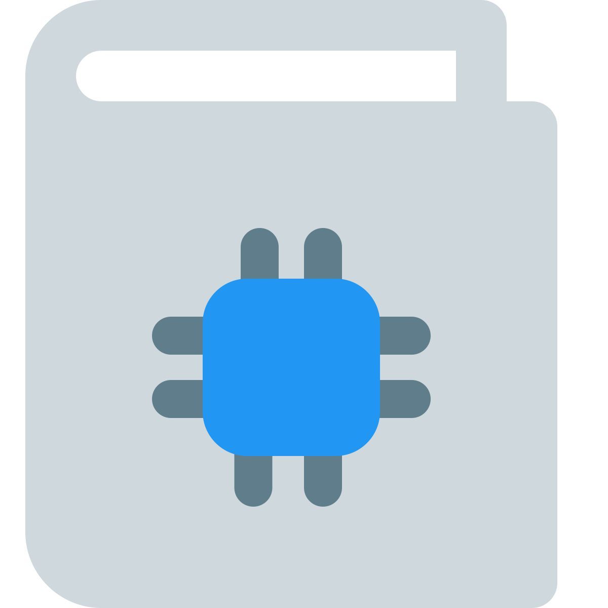 microprocessor book icon