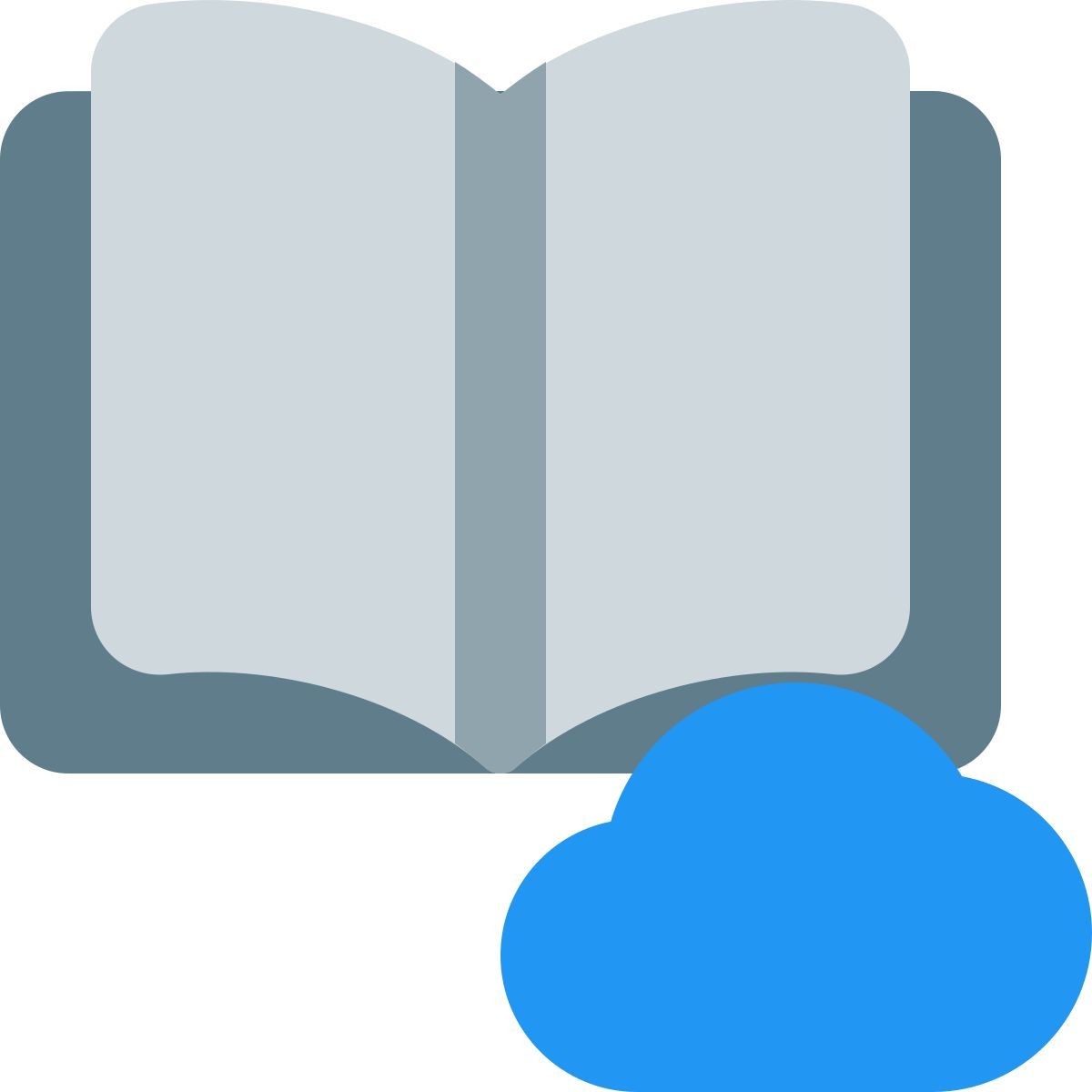 cloud book icon