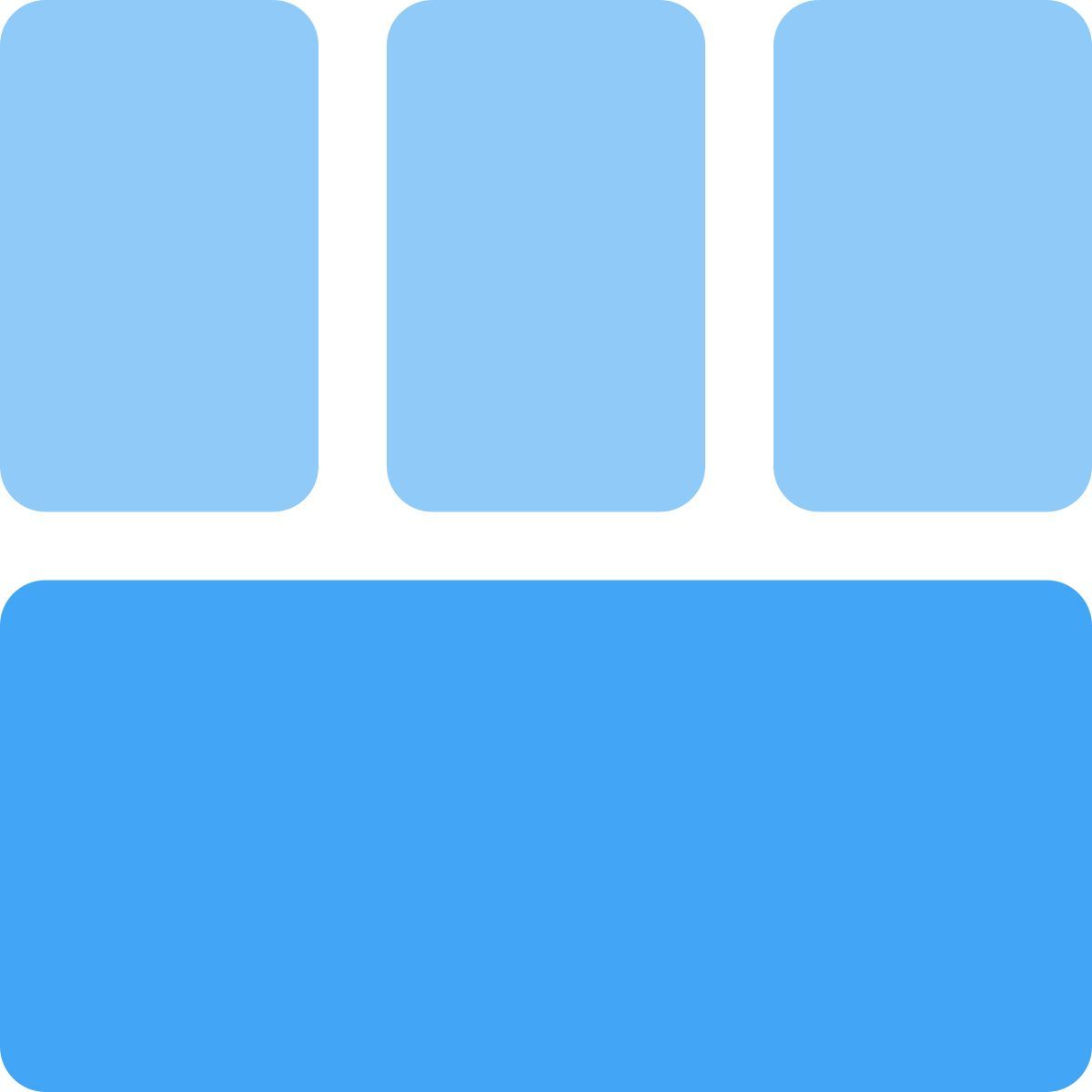 grade de conteúdo inferior icon