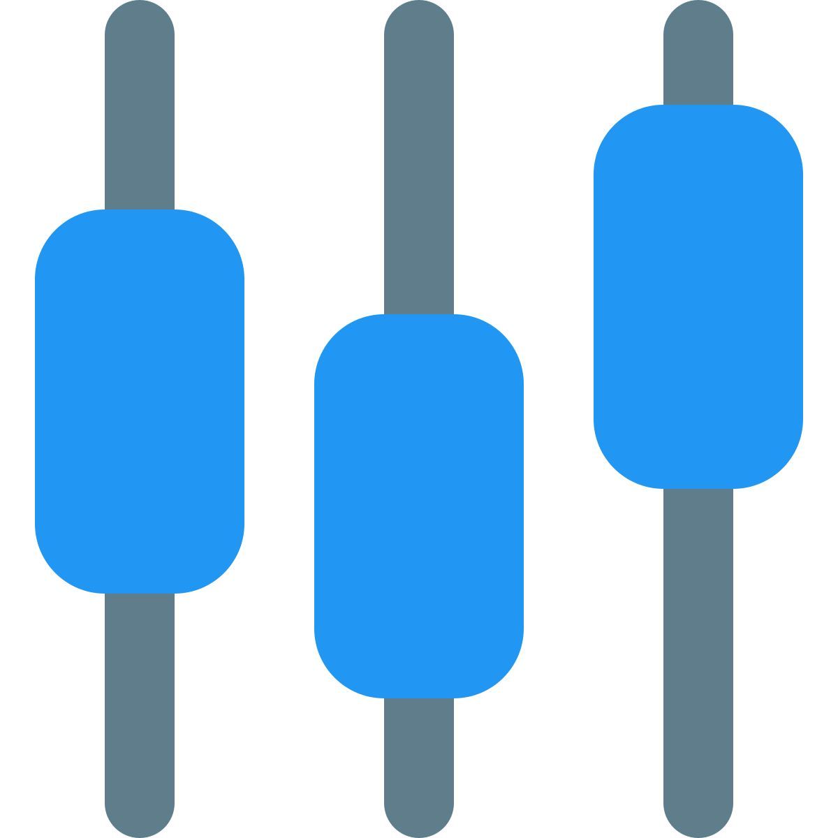 gráfico de velas icon
