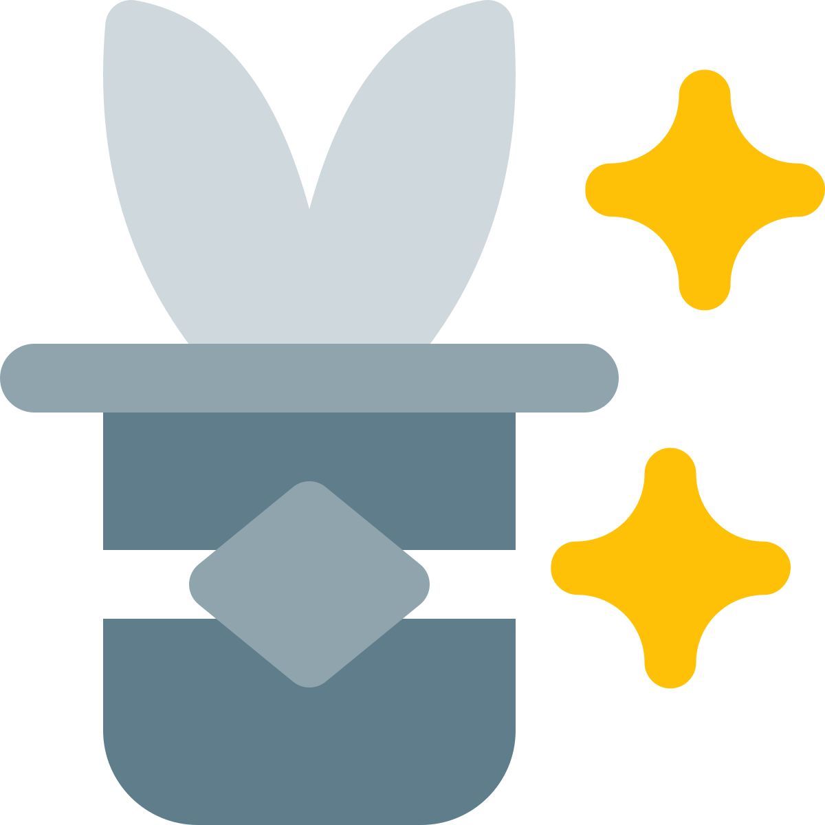 bunny magic trick icon