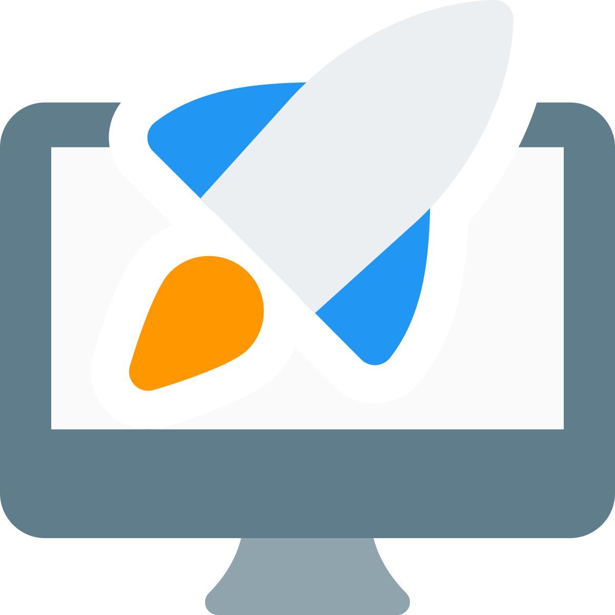 Computer desktop veloce icon
