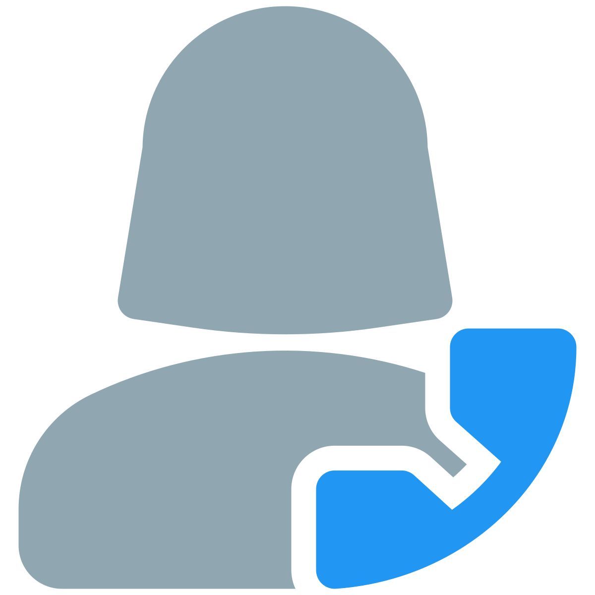 businesswoman with a conference call or phone notification icon