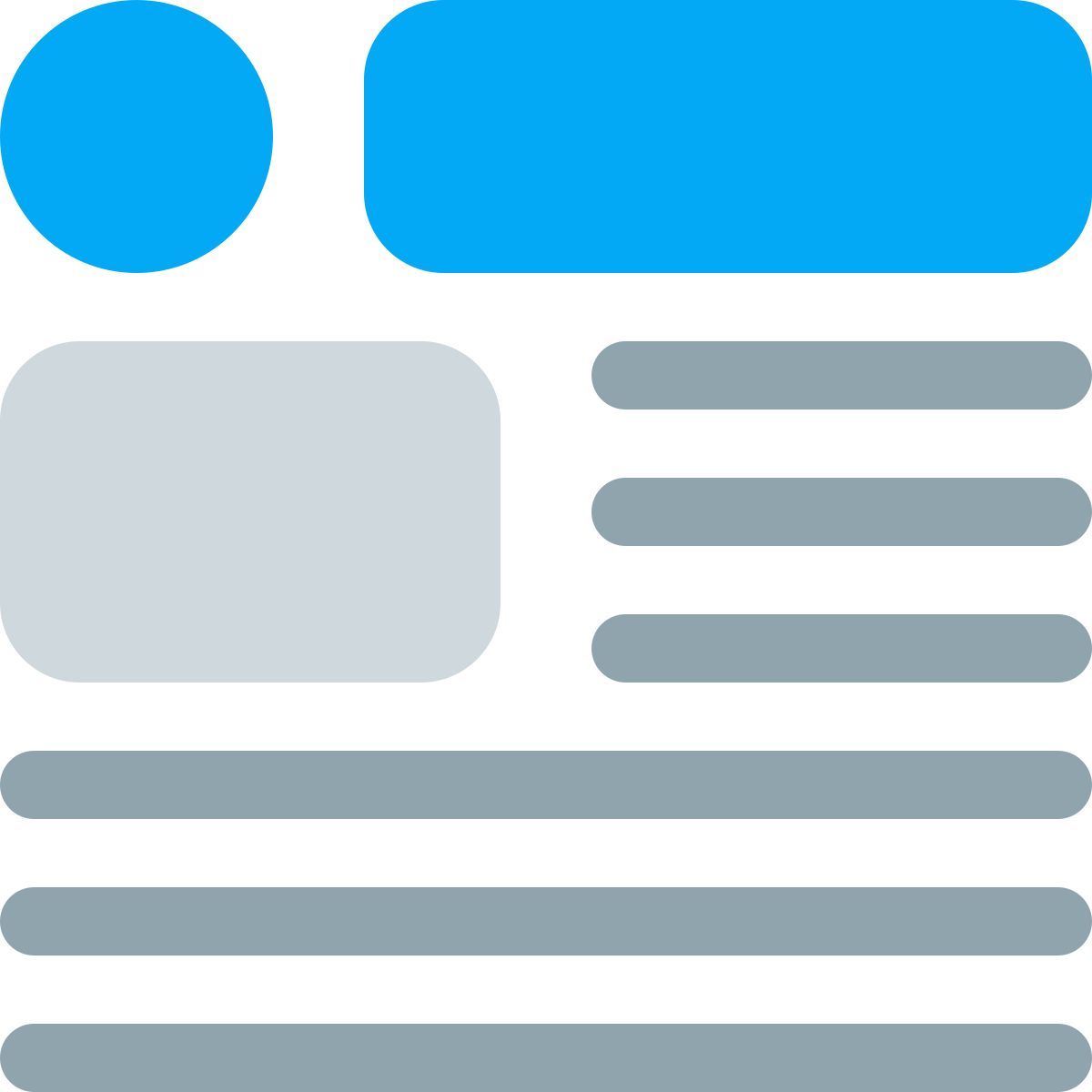 기사 레이아웃 icon