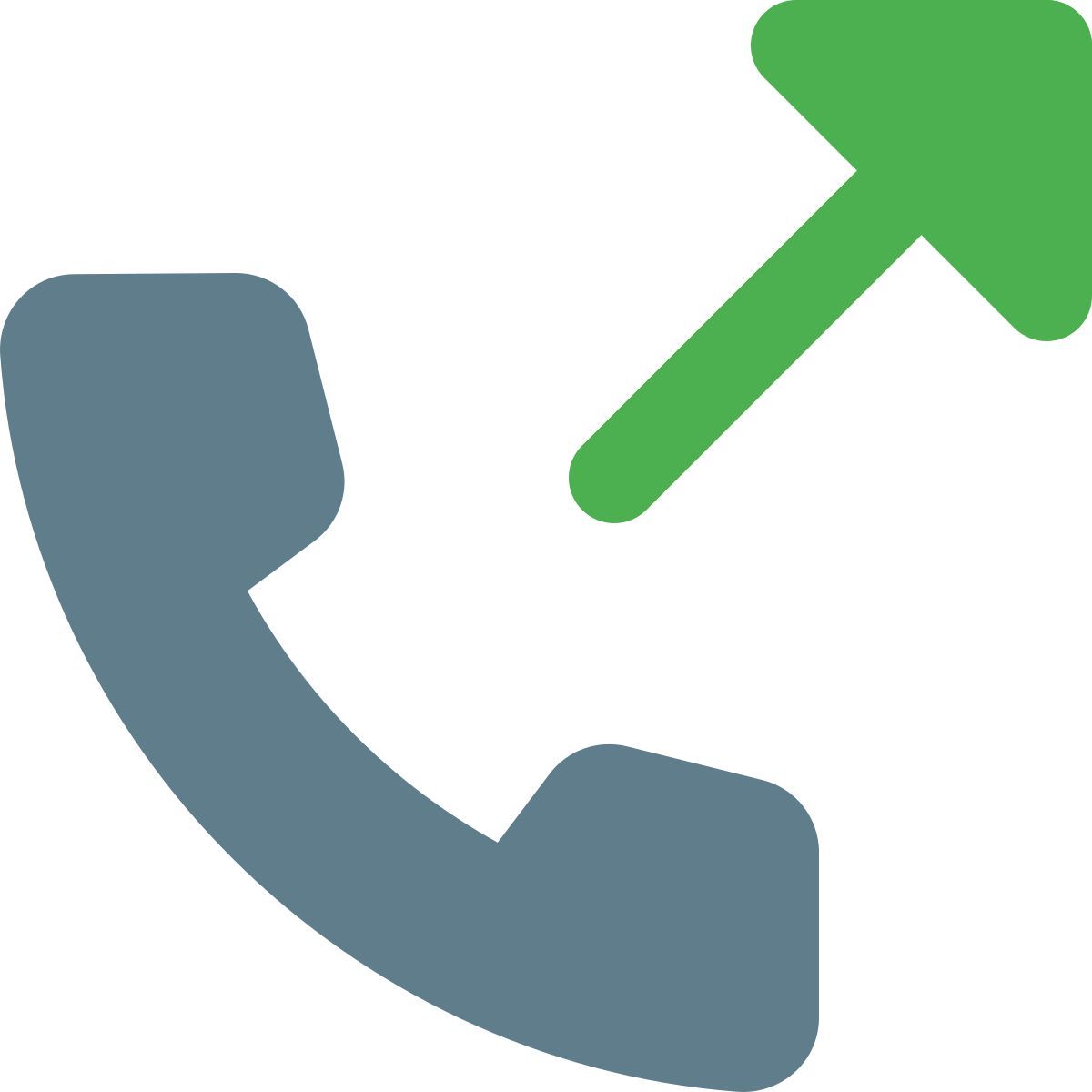 encaminhar chamada telefônica icon