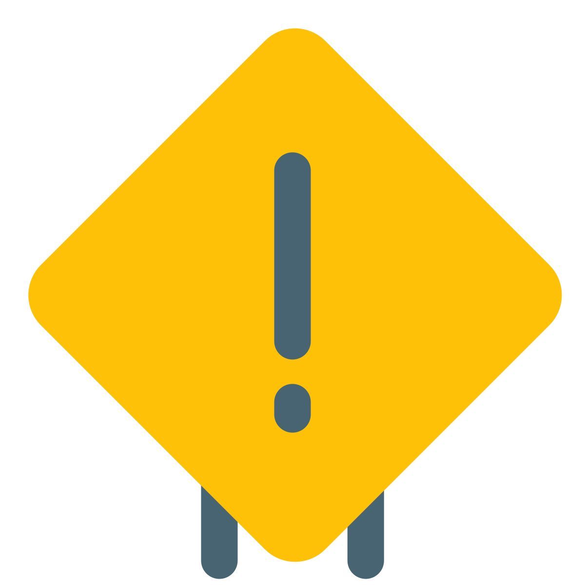 caution sign icon