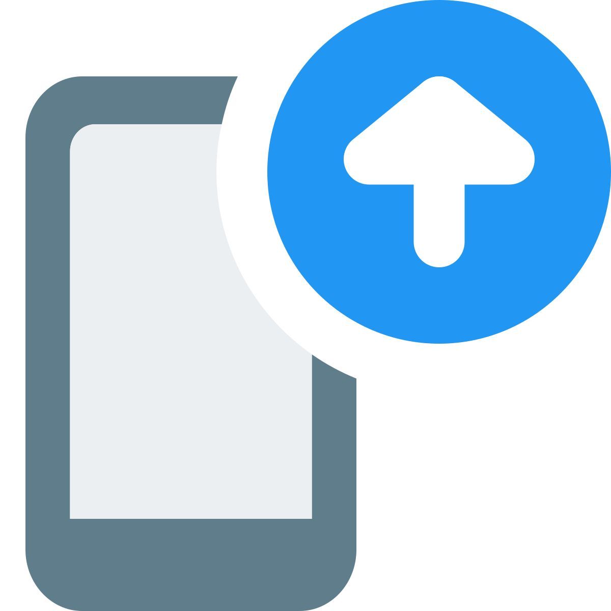 mobile data upload icon