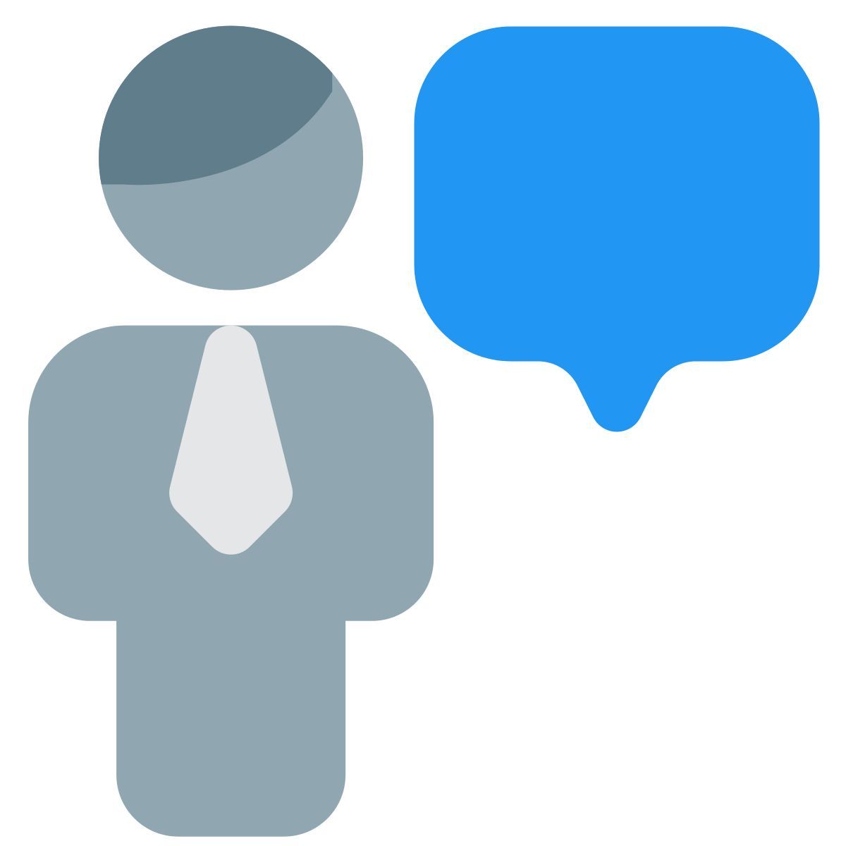 chatting with business peers messenger application function layout icon