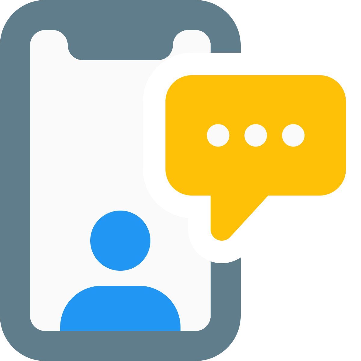 mobile chat icon