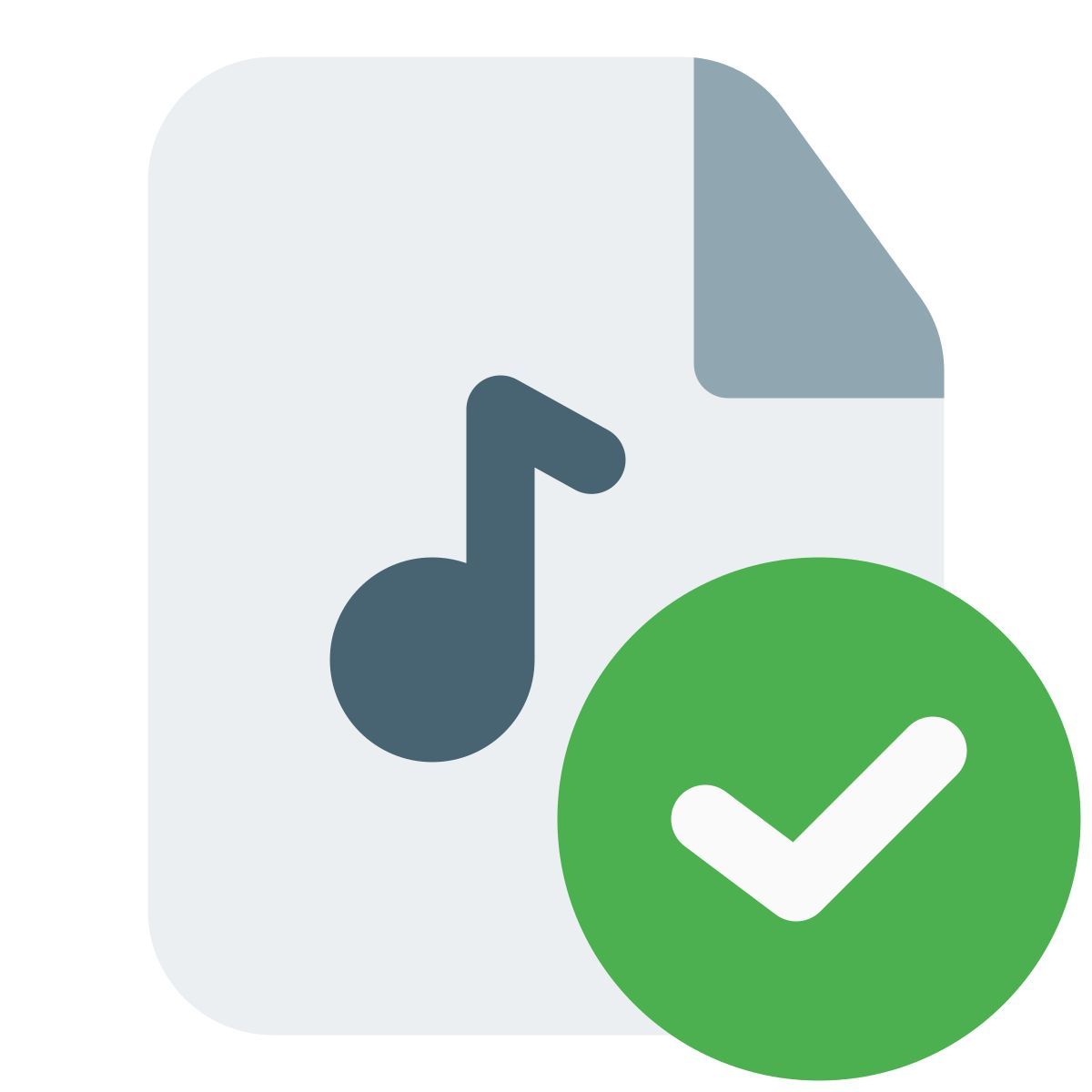 file musicale controllato icon