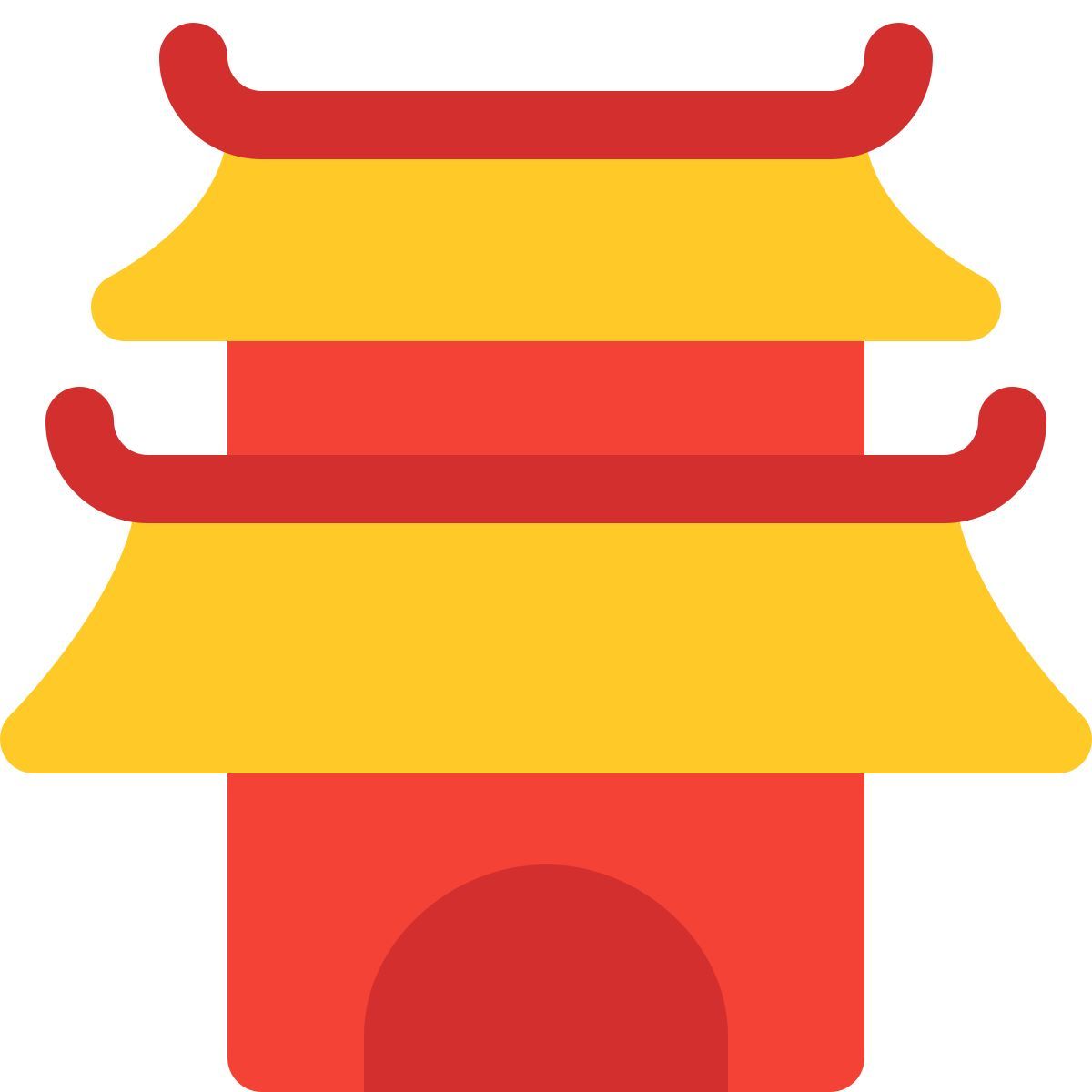 chinese temple icon