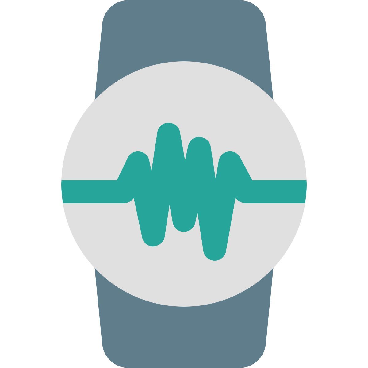 smartwatch zur herzüberwachung icon