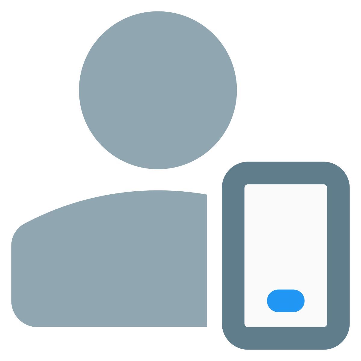 utilisateur de smartphone icon