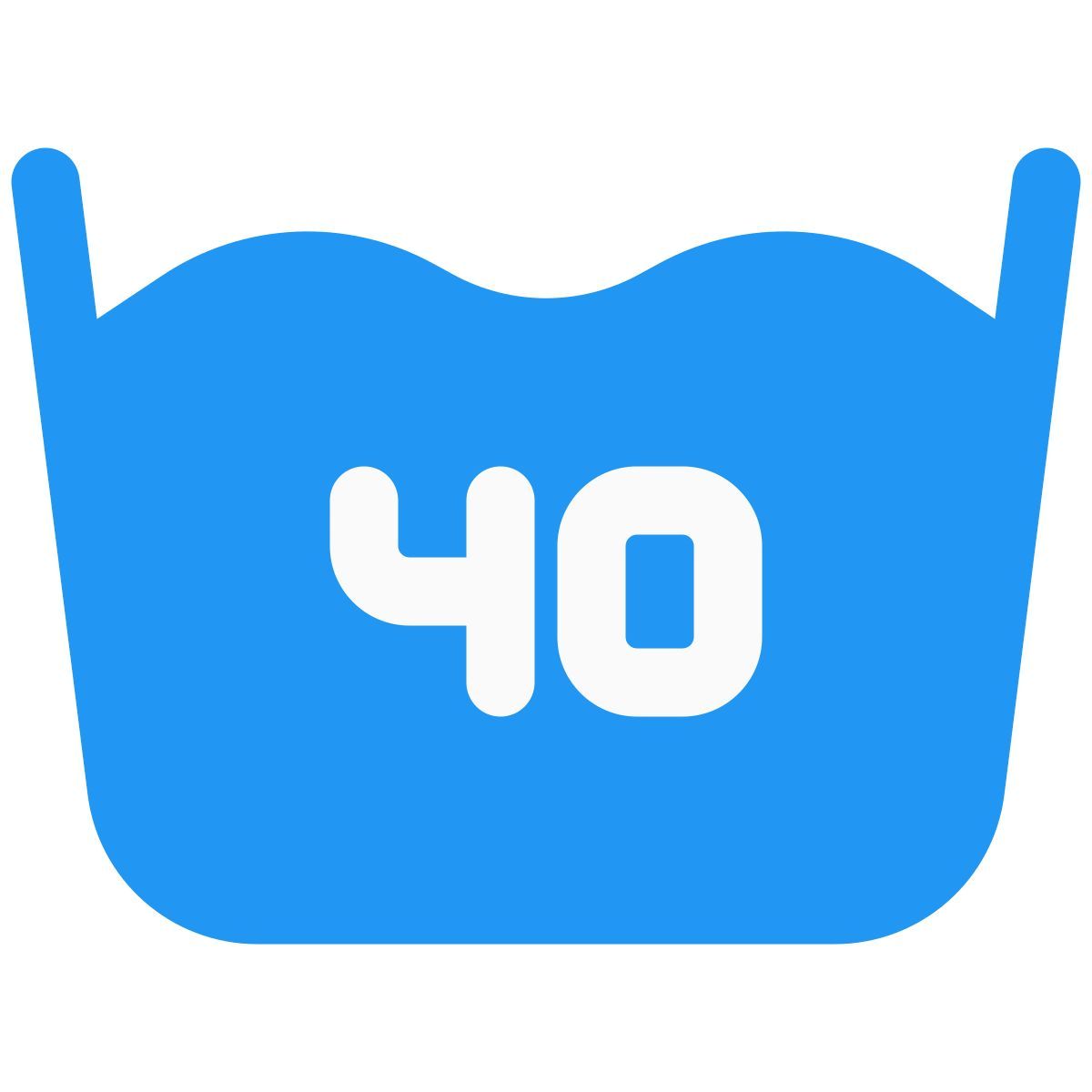 wash at 40 c icon