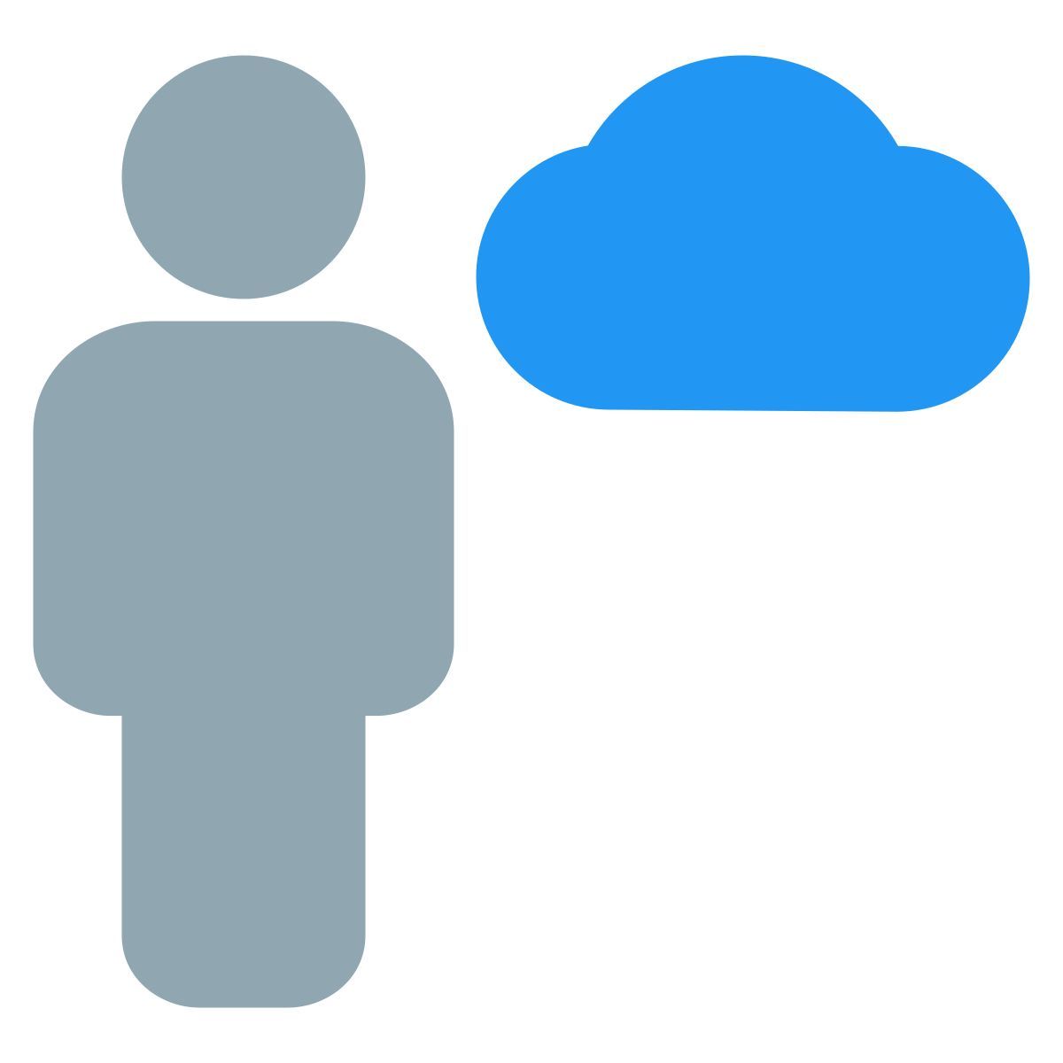 클라우드 사용자 데이터 icon