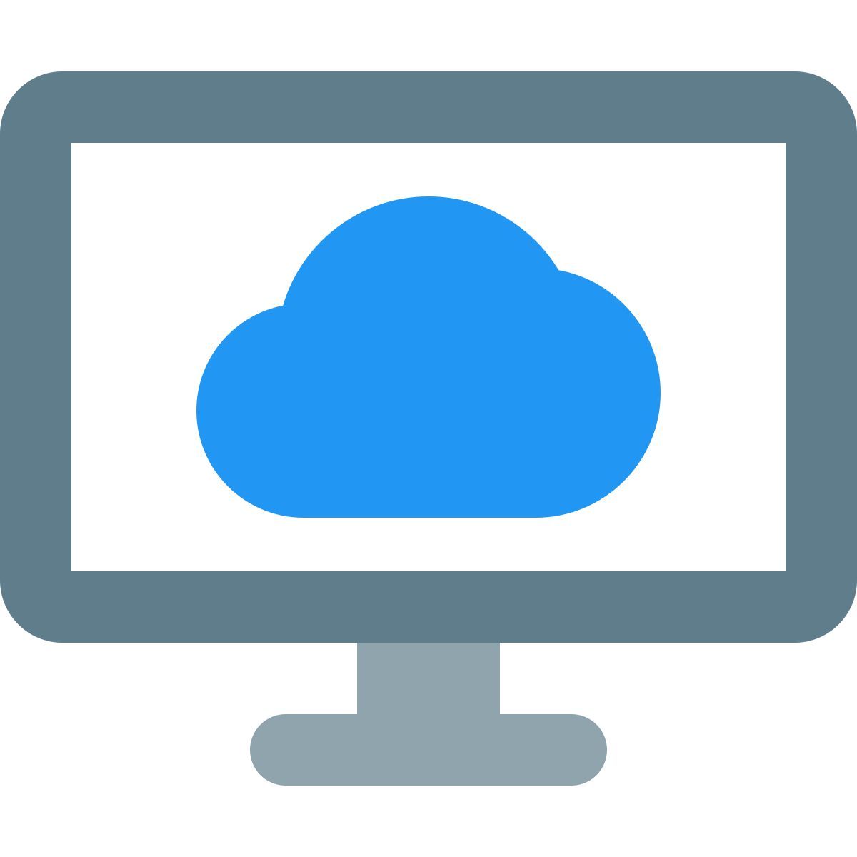desktop cloud icon