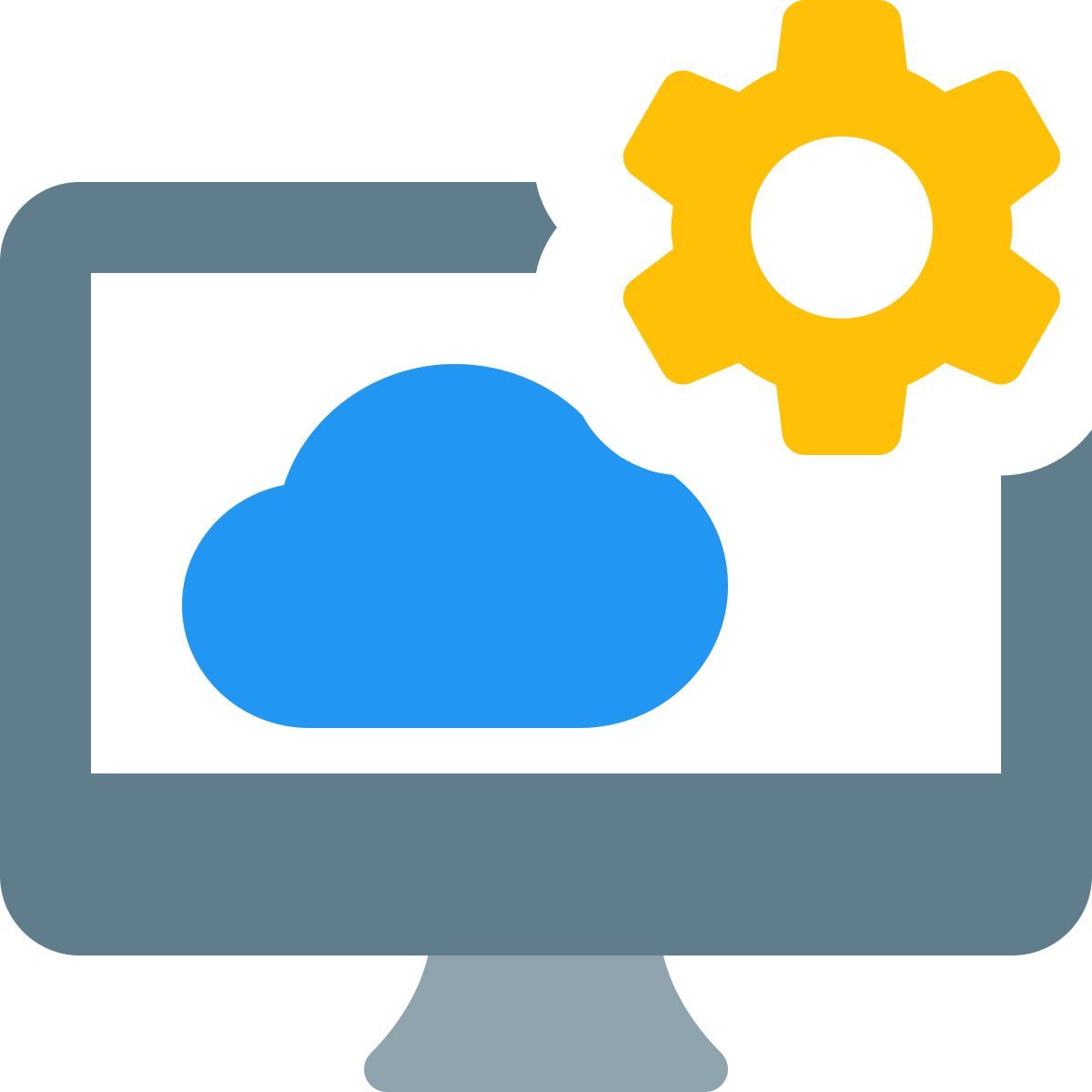 Paramètres du logiciel cloud icon