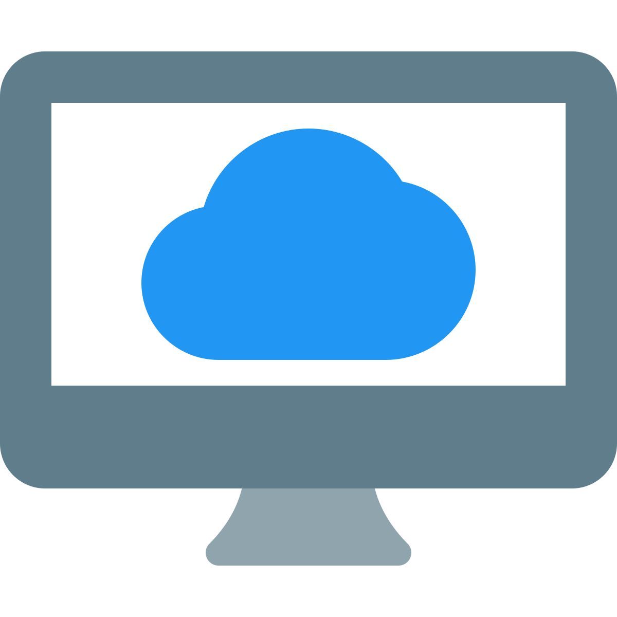 desktop cloud icon