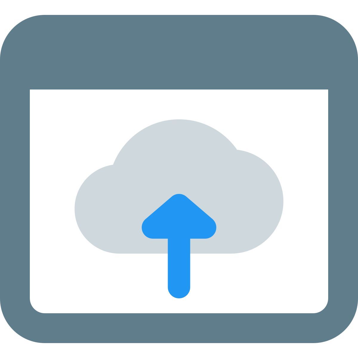 cloud data upload icon