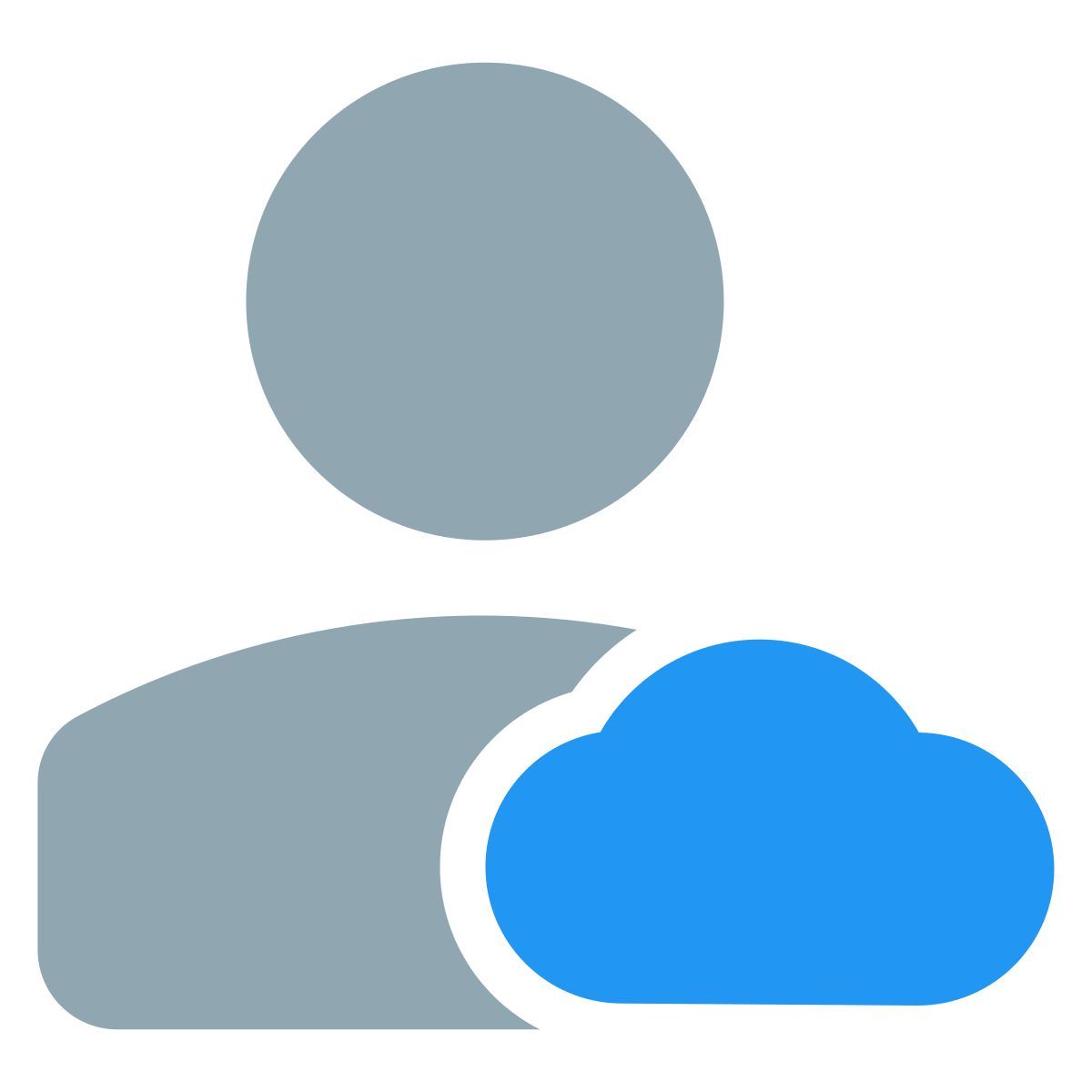 пользователь облака icon