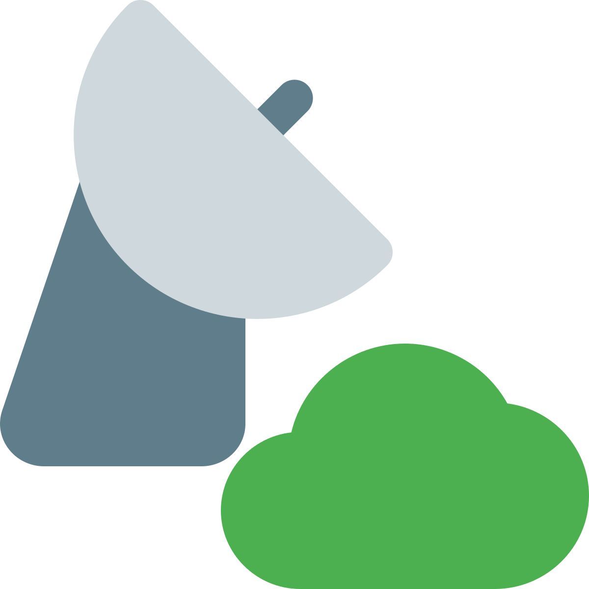 satellite dish cloud icon